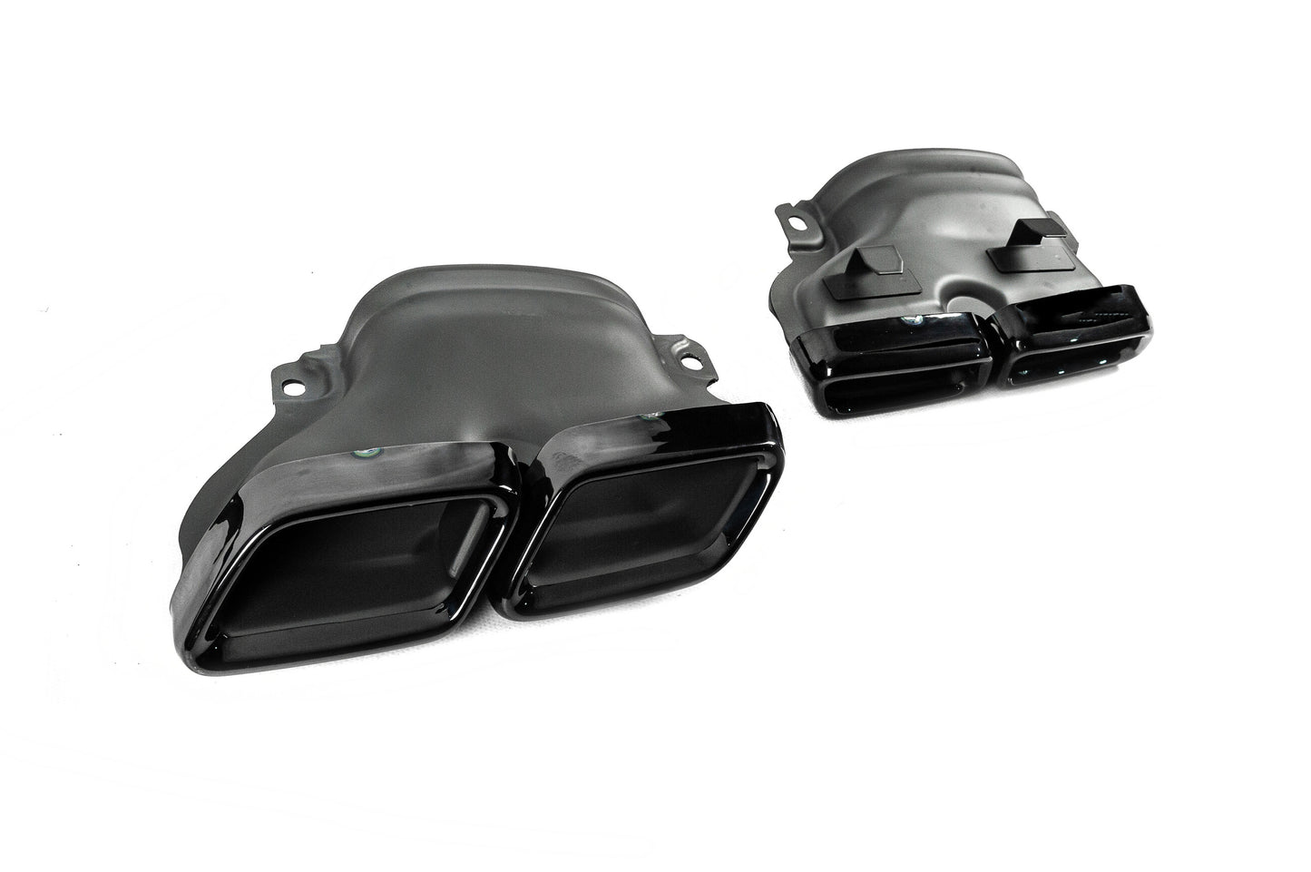 Rear diffuser with Black nozzles (for AMG/AMG-Line, E63 Design 2016-2020) for Mercedes E-class W213 2016-2023 - image 10