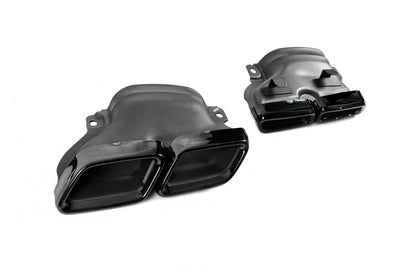 Rear diffuser with Black nozzles (for AMG/AMG-Line, E63 Design 2016-2020) for Mercedes E-class W213 2016-2023 - image 10