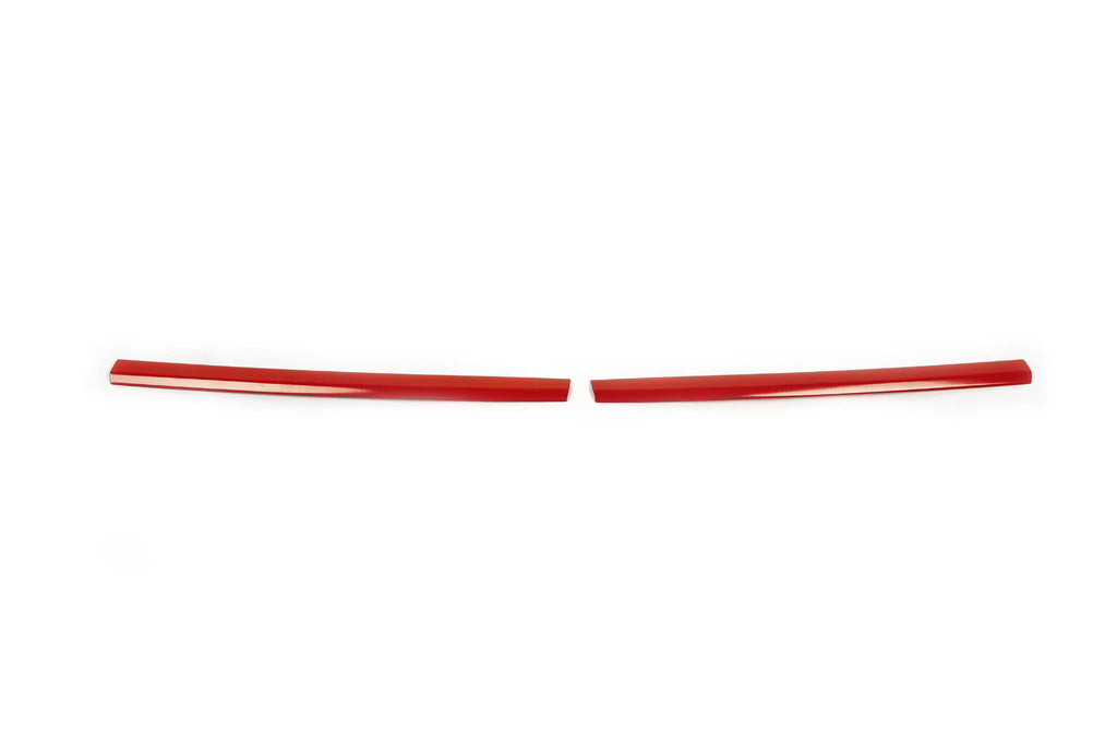Upper Grille Covers 2015-2019 (2 pcs, red) for Volkswagen T6 2015-2024 - image 2