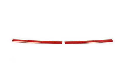 Covers for the grill upper 2015-2019 (2 pieces, red) for Volkswagen T6 - Reelken Auto