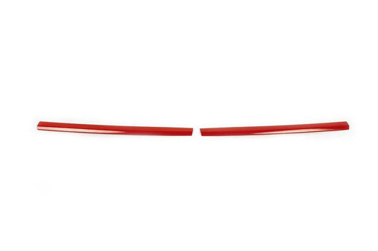 Covers for the grill upper 2015-2019 (2 pieces, red) for Volkswagen T6 - Reelken Auto