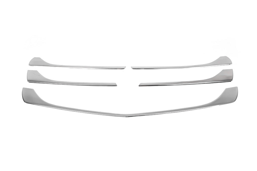 Covers on the grille 2014-2020 (5 pcs, stainless steel) for Mercedes Vito / V-class W447 2014↗ year - image 2