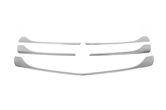 Covers on the grille 2014-2020 (5 pcs, stainless steel) for Mercedes Vito / V-class W447 2014↗ year - image 2