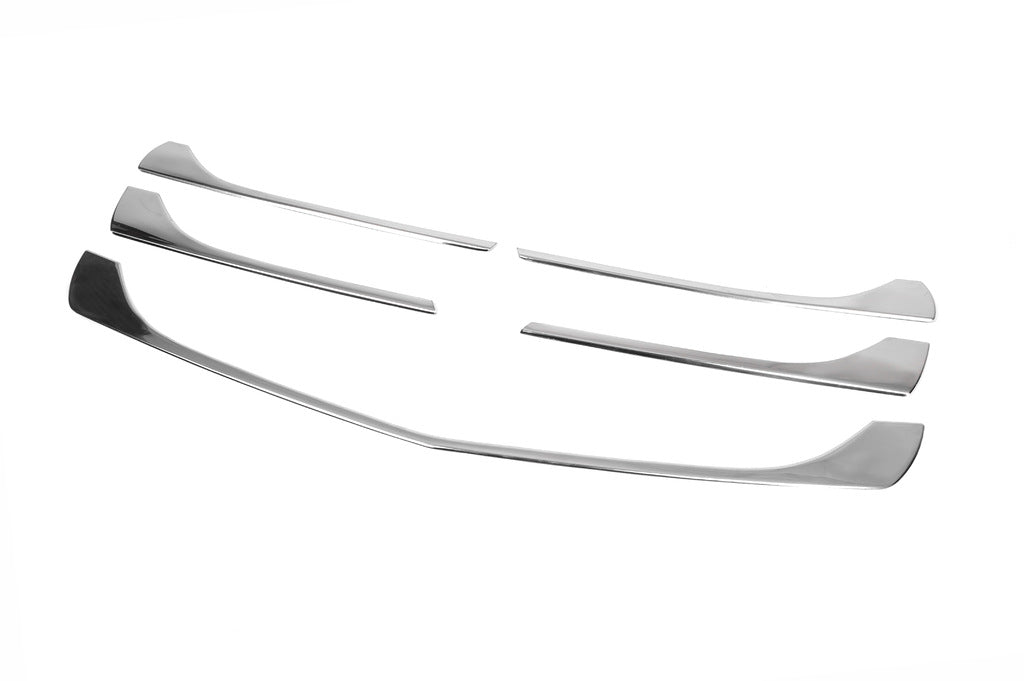 Covers on the grille 2014-2020 (5 pcs, stainless steel) for Mercedes Vito / V-class W447 2014↗ year - image 11