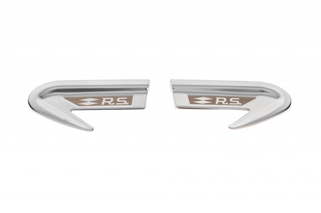 RS fender covers (Carmos, 2 pcs, stainless steel) for Renault Clio V 2019↗︎ - Reelken Auto