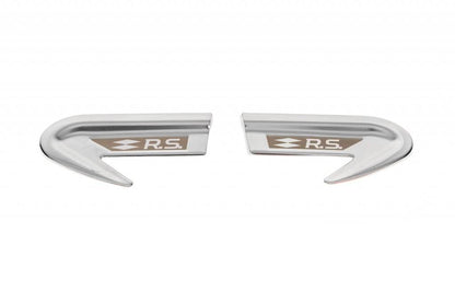RS fender covers (Carmos, 2 pcs, stainless steel) for Renault Clio V 2019↗︎ - Reelken Auto