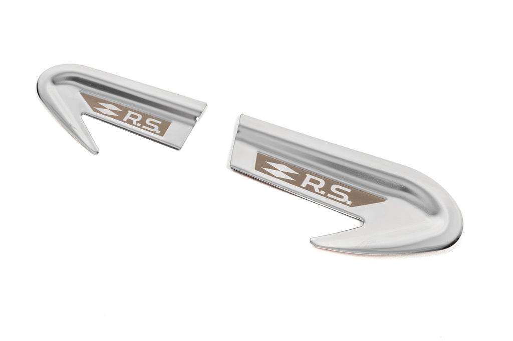RS fender covers (Carmos, 2 pcs, stainless steel) for Renault Clio V 2019↗︎ - Reelken Auto