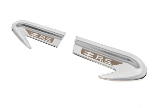 RS fender covers (Carmos, 2 pcs, stainless steel) for Renault Clio V 2019↗︎ - Reelken Auto