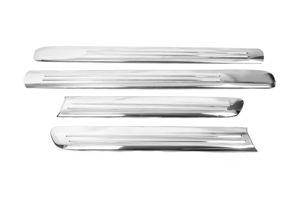 Door Moulding Wide Model (4 pcs, Stainless Steel) for Fiat Doblo I 2005-2010 - image 5