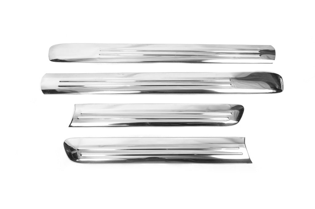 Door Moulding Wide Model (4 pcs, Stainless Steel) for Fiat Doblo I 2005-2010 - image 7