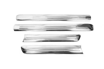 Door Moulding Wide Model (4 pcs, Stainless Steel) for Fiat Doblo I 2005-2010 - image 7