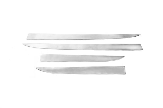 Door Mouldings (wide, 4 pcs, stainless steel) for Hyundai Tucson TL 2016-2021 - image 2