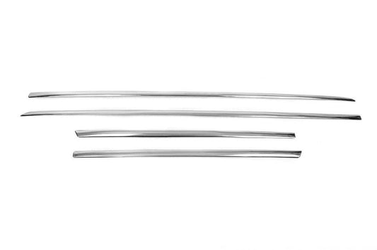 Door molding (SD/SW, stainless steel) for Skoda Octavia III A7 2013-2019 - Reelken Auto