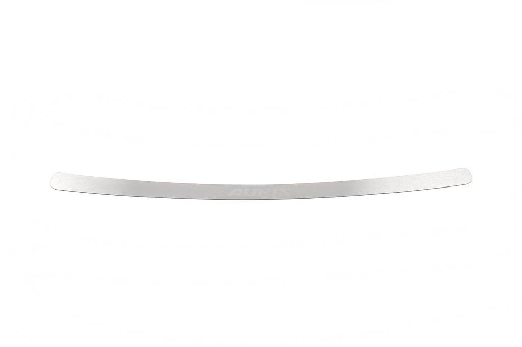 Pad on the rear bumper Nataniko (HB, stainless steel) for Toyota Auris 2012-2018 - Reelken Auto