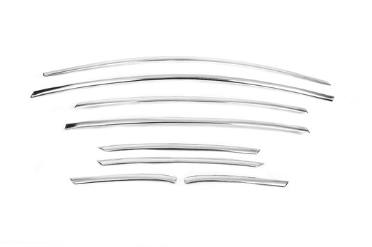Upper Window Trim Stainless Steel (8 pcs) for Ford Fiesta 2008-2017 - image 2