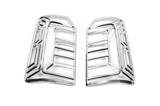 Chrome Tail Light Covers (2 pcs, plastic) for Volkswagen Caddy 2015-2020 - image 2