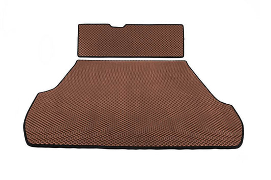 Trunk mat V-2 (EVA, 5 seats, Brown) for Toyota Land Cruiser 200 - Reelken Auto