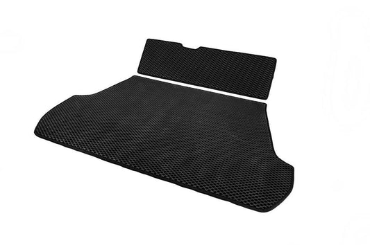 Trunk mat V-2 (EVA, 5 seats, black) for Toyota Land Cruiser 200 - Reelken Auto