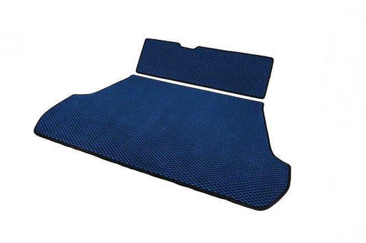Trunk mat V-2 (EVA, 5 seats, Blue) for Toyota Land Cruiser 200 - Reelken Auto