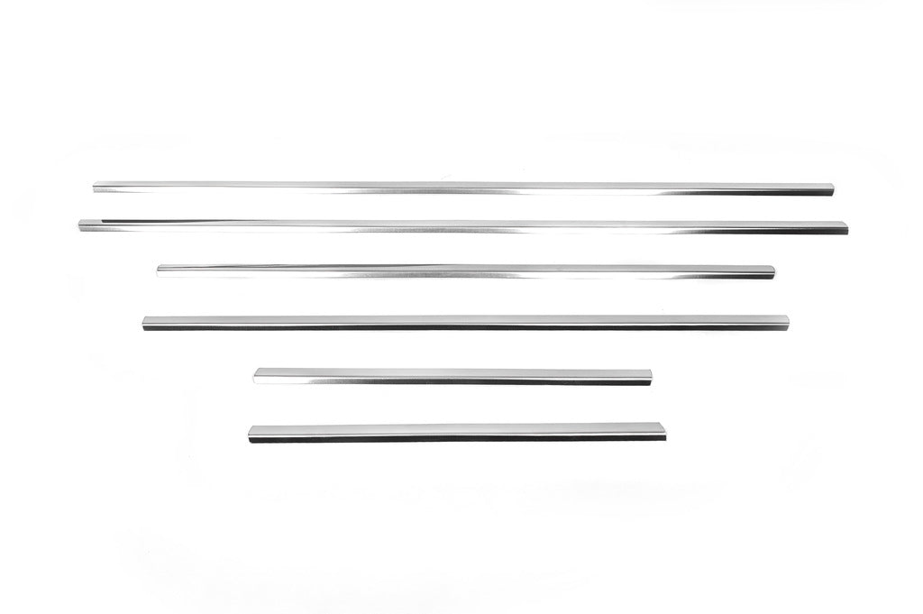 Lower window trims stainless steel (6 pcs) for Volkswagen Touareg 2002-2010 - image 3