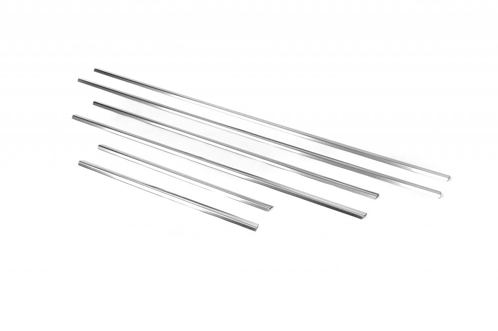 Lower window trims stainless steel (6 pcs) for Volkswagen Touareg 2002-2010 - image 2