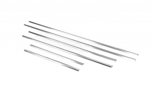 Lower window trims stainless steel (6 pcs) for Volkswagen Touareg 2002-2010 - image 2