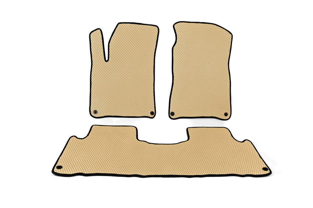 EVA Floor Mats (2011-2013, Beige) for SsangYong Action 2005-2018 - image 1