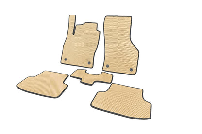 EVA Floor Mats for Golf 7 (Beige) for Volkswagen Golf 7/E-Golf 2012-2020 - image 2