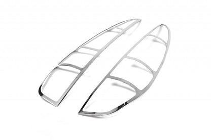 Chrome Tail Light Covers (2 pcs, Stainless Steel) for Mercedes Vito W639 2004-2014 - image 2
