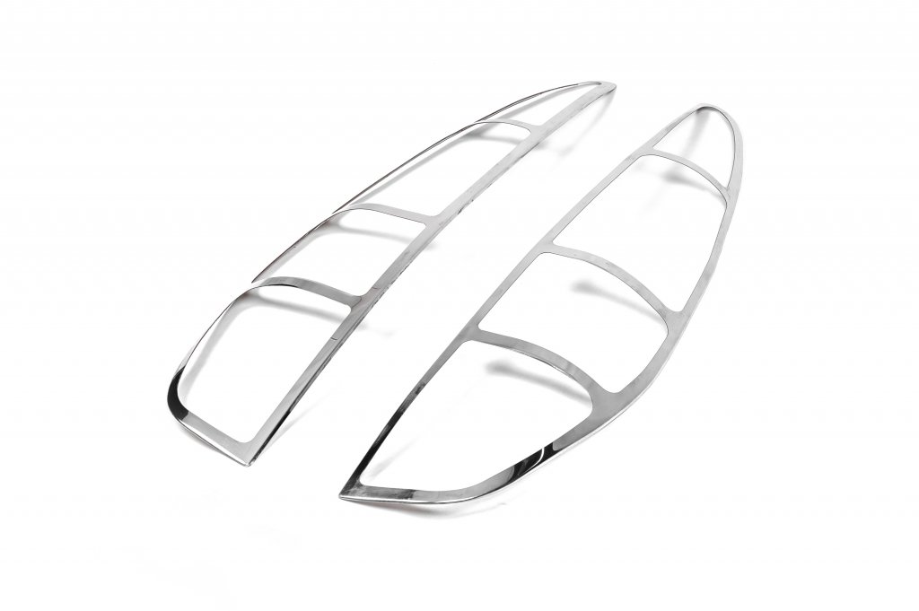 Chrome Tail Light Covers (2 pcs, Stainless Steel) for Mercedes Vito W639 2004-2014 - image 2