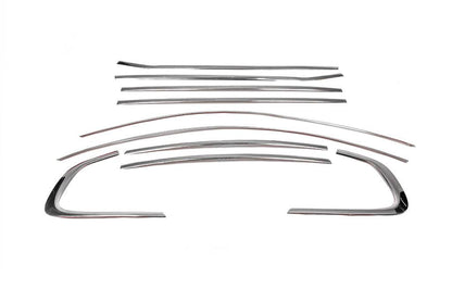Full frames are glasses (10 PCs, stainless.) for BMW X6 E-71 2008-2014 - Reelken Auto