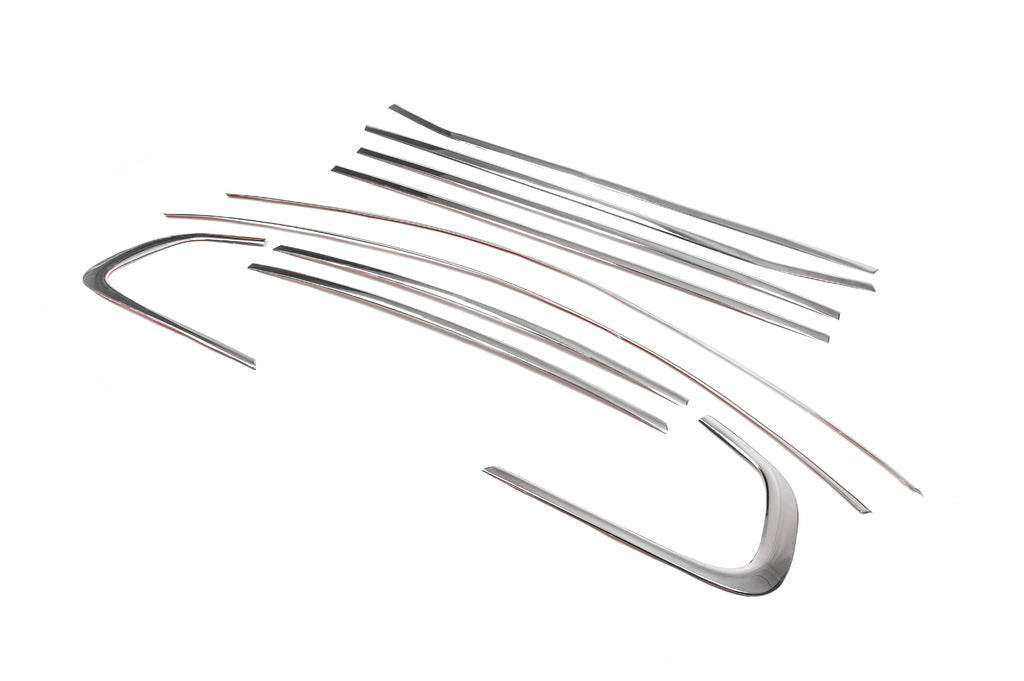 Full frames are glasses (10 PCs, stainless.) for BMW X6 E-71 2008-2014 - Reelken Auto
