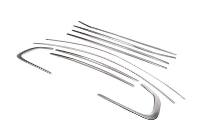 Full frames are glasses (10 PCs, stainless.) for BMW X6 E-71 2008-2014 - Reelken Auto