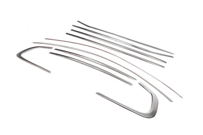 Full Window Trim Stainless Steel (10 pcs) for BMW X6 E-71 2008-2014 - image 3