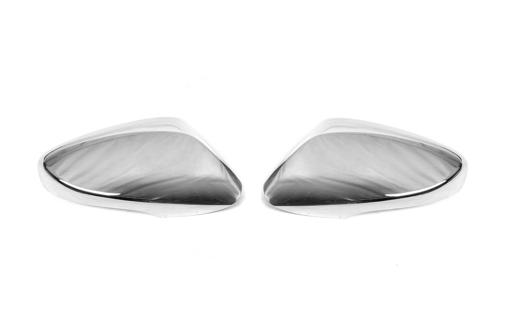 Mirror covers with indicator cut-out (2 pcs, stainless steel) for Hyundai Elantra (MD/UD) 2011-2015 - image 2