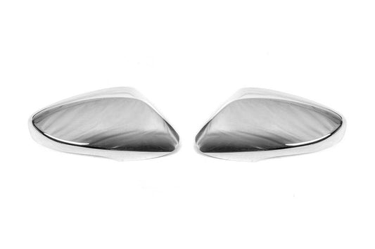 Lining the mirror with the cutout for the turn (2 pieces, stainless steel) for Hyundai Elantra (MD/UD) 2011-2015 - Reelken Auto