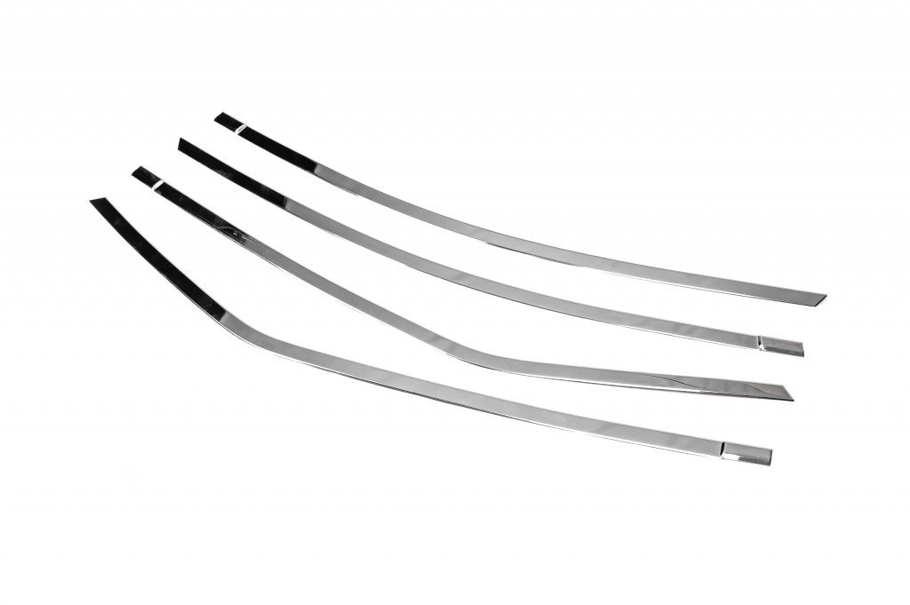 Upper Door Trim Stainless Steel (4 pcs) for Toyota Corolla 2013-2019 - image 2