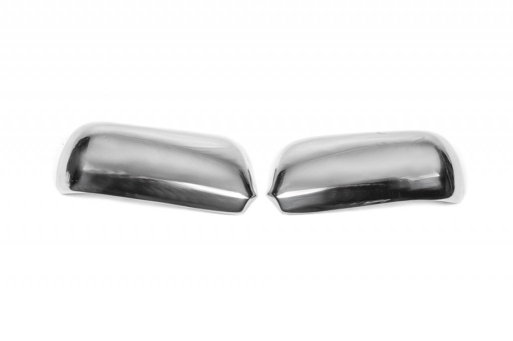 Mirror Covers (1995-2005, 2 pcs, Stainless Steel) for Seat Alhambra 1996-2010 - image 2