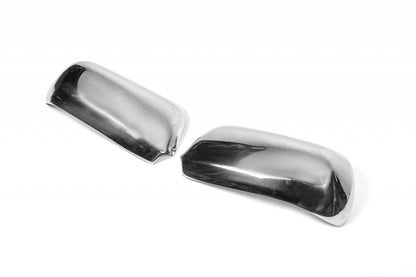 Mirror Covers (2 pcs, Stainless Steel) for Skoda Octavia I Tour A4 1996-2010 - image 5