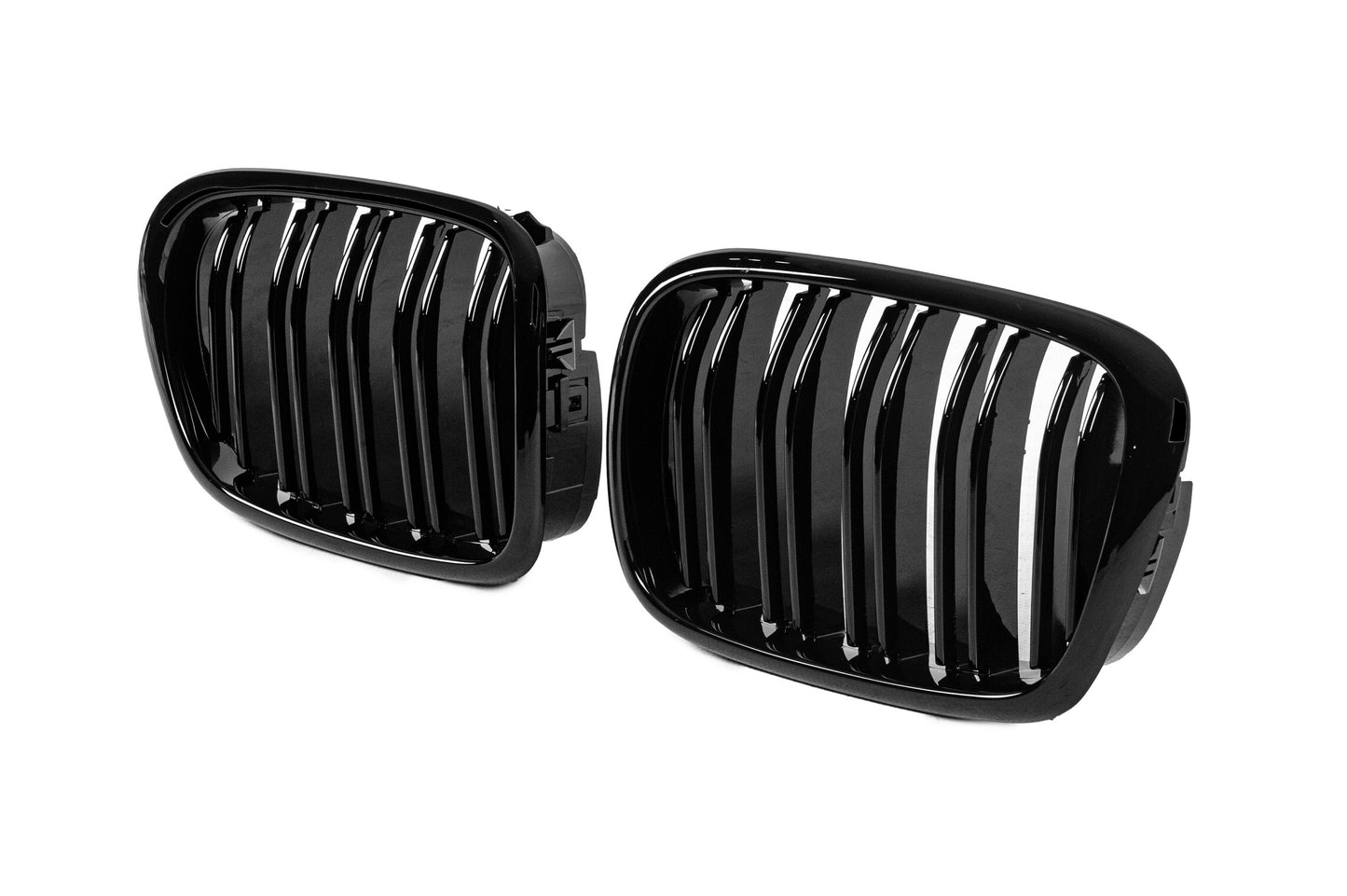 M-Look Kidney Grilles (2000-2003, Gloss Black) for BMW 5 Series E39 1996-2003 - image 3