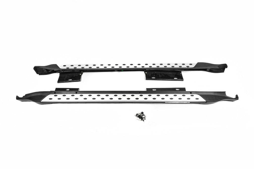 Side sills OEM V2 (2 pcs, aluminum) for Subaru Outback 2009-2014 - Reelken Auto