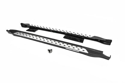 Side sills OEM V2 (2 pcs, aluminum) for Subaru Outback 2009-2014 - Reelken Auto
