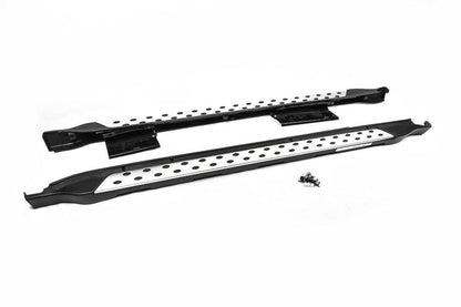 Side sills OEM V2 (2 pcs, aluminum) for Subaru Outback 2009-2014 - Reelken Auto