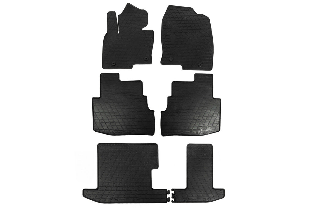 Rubber Floor Mats Stingray (6 pcs) for Mazda CX-9 2017- - image 1