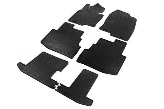 Stingray mats (6 pcs, rubber) for Mazda CX-9 2017- - Reelken Auto