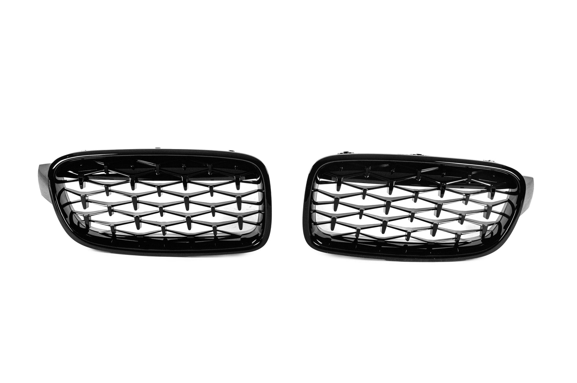 Diamond Black Kidney Grilles for BMW 3 Series F30/F31 2012-2019 - image 3