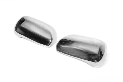 Mirror Covers (2 pcs, Stainless Steel) for Toyota Land Cruiser Prado 120 2002-2009 - image 8