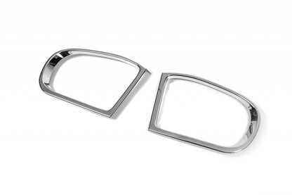 Chrome Mirror Covers (2 pcs, plastic) for Mercedes C-class W203 2000-2007 - image 2