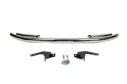 Front bumper lip ST009 City Bar (stainless steel) for Volkswagen T5 2010-2015 - image 1
