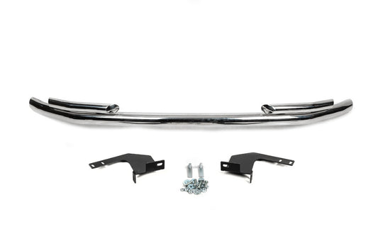 Front bumper lip ST009 City Bar (stainless steel) for Volkswagen T5 2010-2015 - image 1